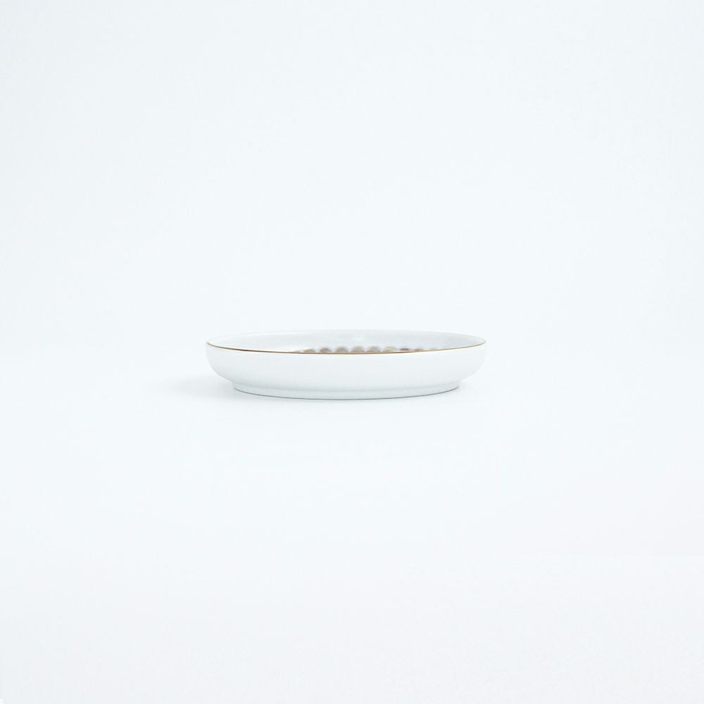 JAPAN EARTH 銘々皿 更紗 ゴールド – ARITA PORCELAIN LAB [公式