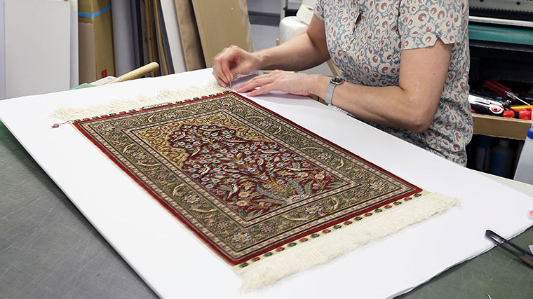 ペルシャ絨毯,トルコ絨毯の額縁製作