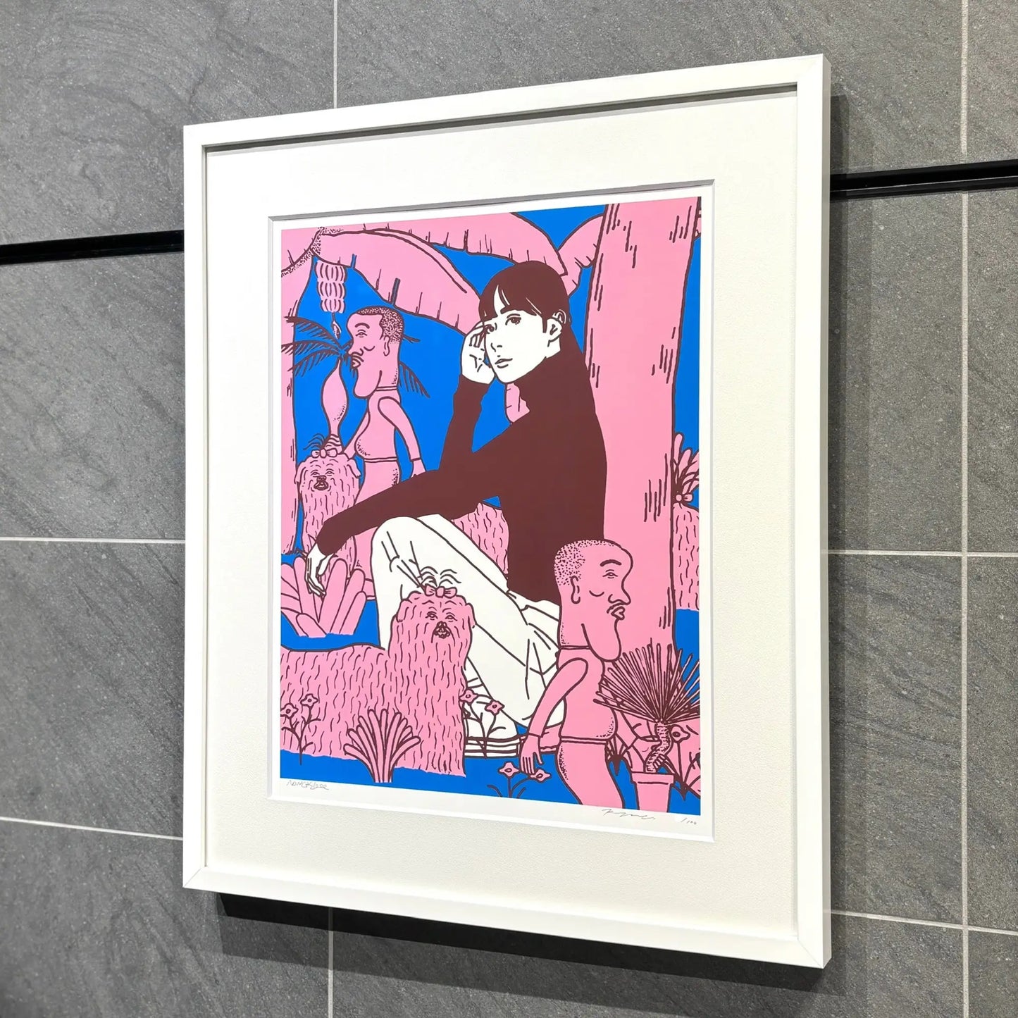 KYNE × NONCHELEEE (キネ × ノンチェリー)「Untitled,2024 (Pink)」ART