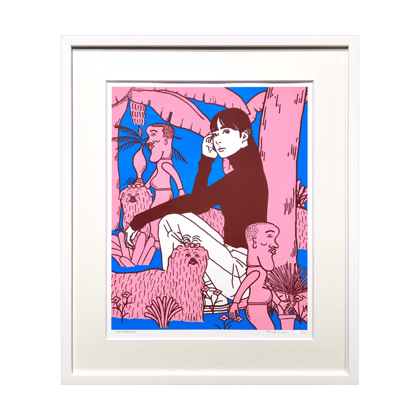 KYNE × NONCHELEEE (キネ × ノンチェリー)「Untitled,2024 (Pink)」ART