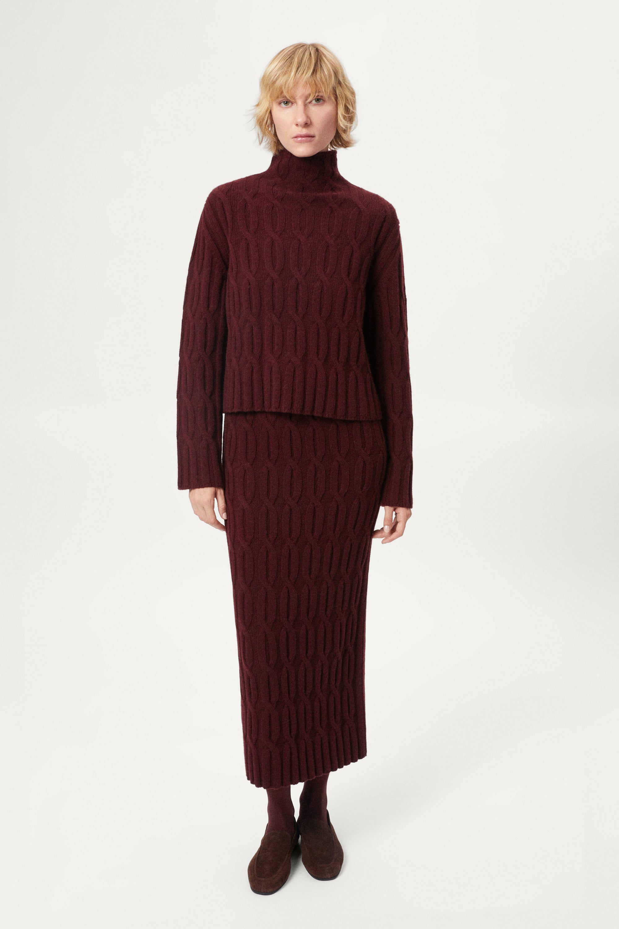 スカート anuke cable knit skirt 38 anuke cable knit skirt 38