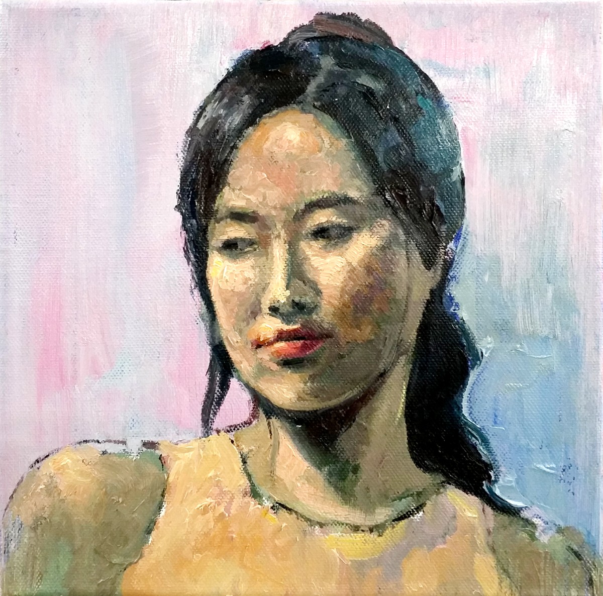 油彩で女性の顔を描く/油絵技法 | HISA GEMMA オンライン絵画教室