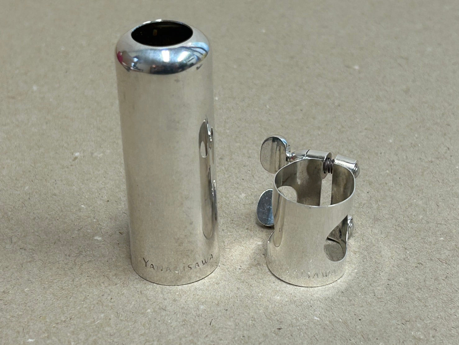 中古 Yanagisawa （ヤナギサワ） メタル ソプラノサックス用マウス