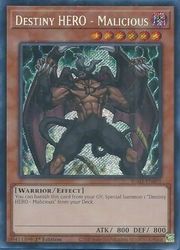 Destiny HERO-Malicious(S)(1st)(D-HEROディアボリックガイ)(RA03-EN001)