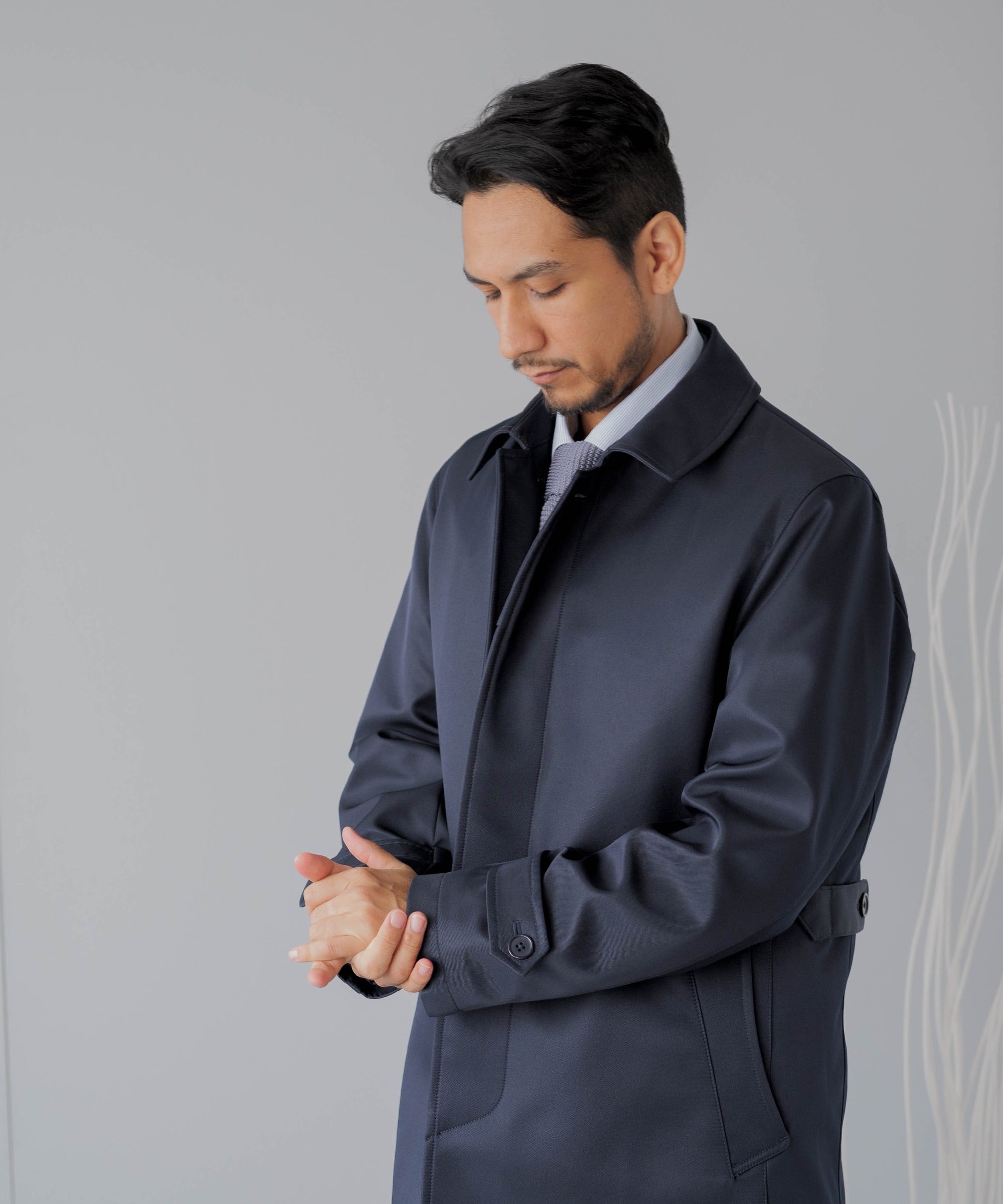 シンサレートライナー付き ステンカラービジネスコート – AWC