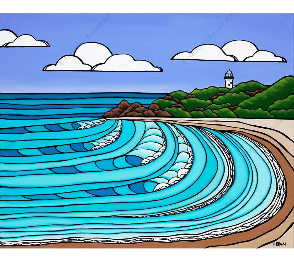Heather Brown Art – The Pass, Byron Bay ザ パス バイロンベイ