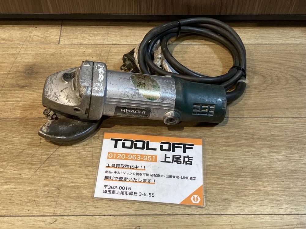 日立工機 100mm電気ディスクグラインダ PDA-100Fの中古 中古C傷汚れ
