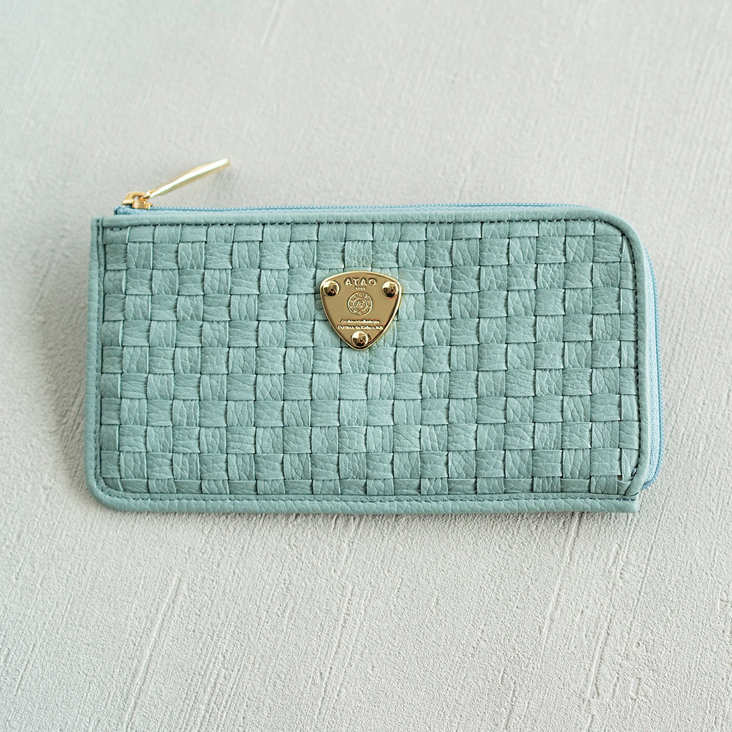 フラッグメントケースのようなイントレチャートの長財布｜slimo(スリモ