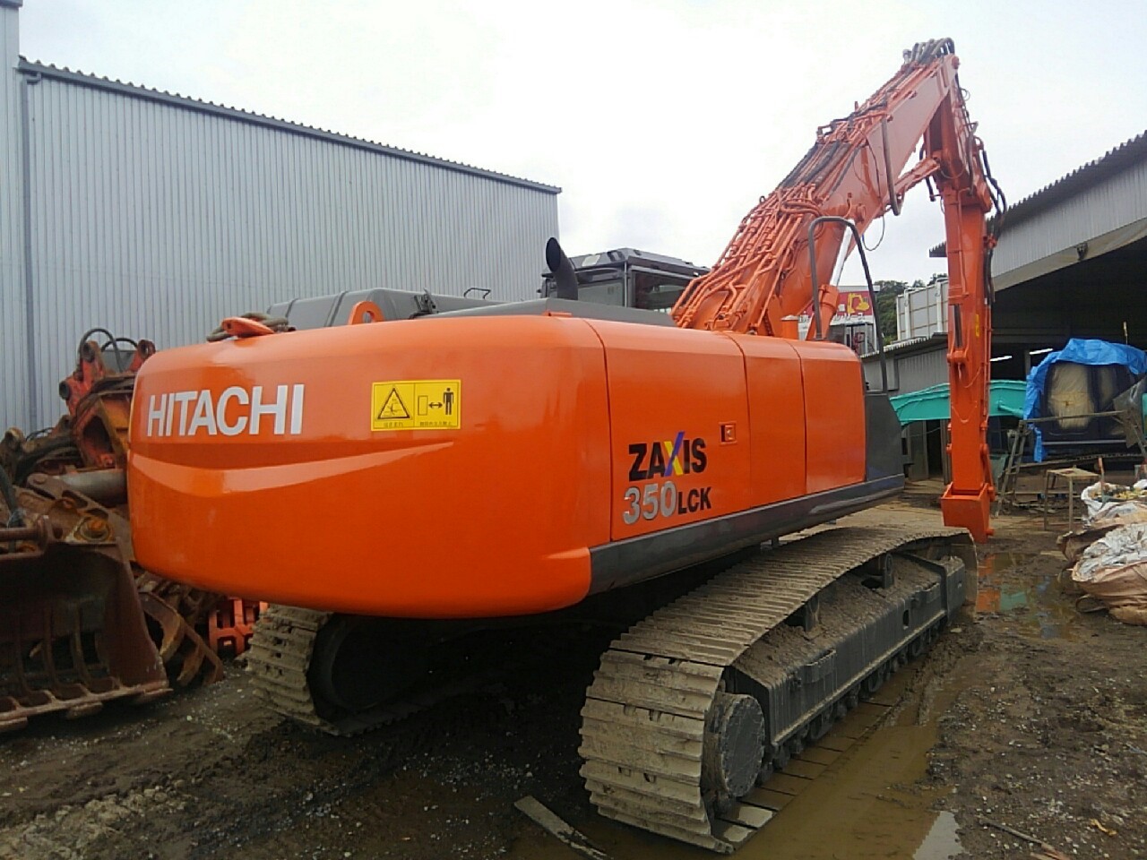 たかひろ3 K37149】ZX350LCK-3 3段ロング | 油圧ショベル | 株式会社