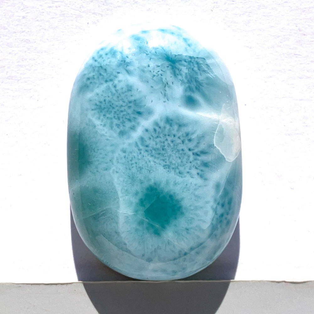 ラリマー[576] 34x23mm 85Cts ルース / 天然石ルース | Attic Natura