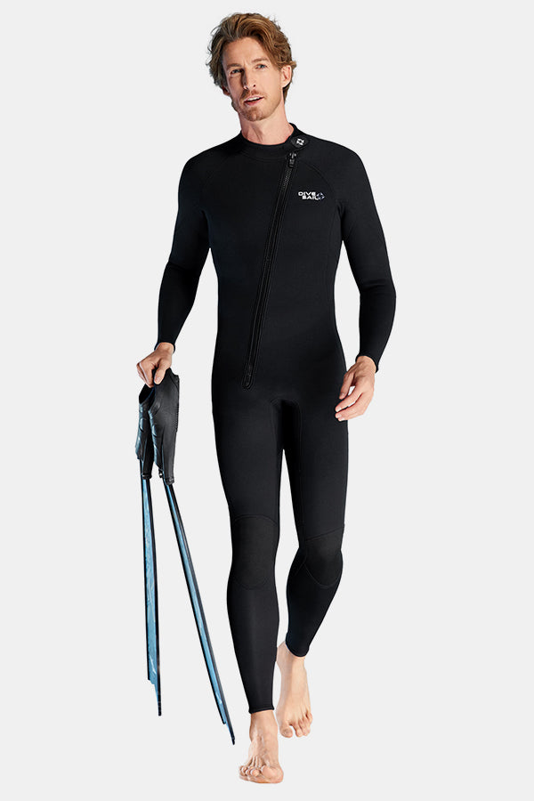 1.5MM Oblique Front Zipper Warm Surfing One-Piece Cold-Proof