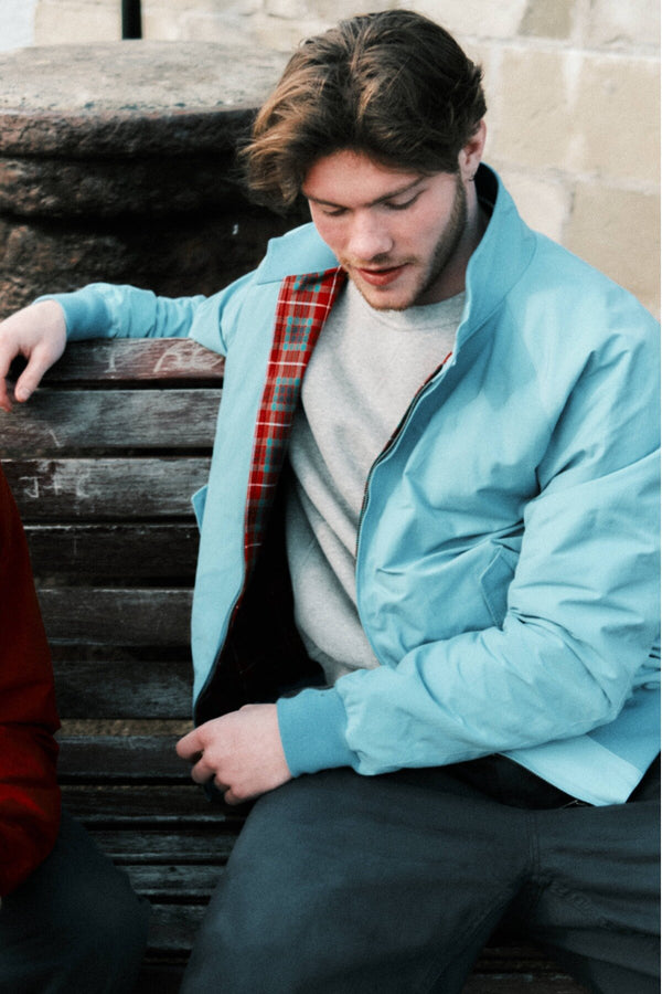 G9 Harrington Jacket Heritage Blue | Baracuta