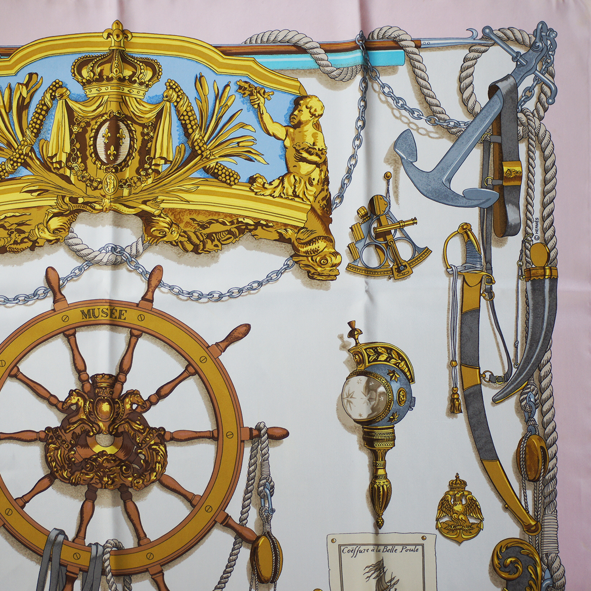 専用 希少 レア HERMES エルメス スカーフ 干支 龍 シルク100% HERMES