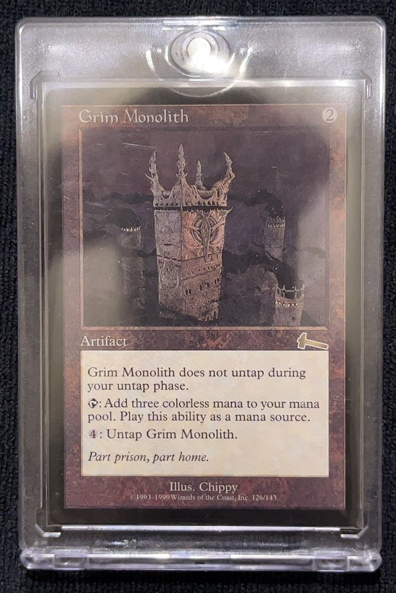 MTG 厳かなモノリス ⁄ Grim Monolith 日本語版 1枚 マジック：ザ MTG