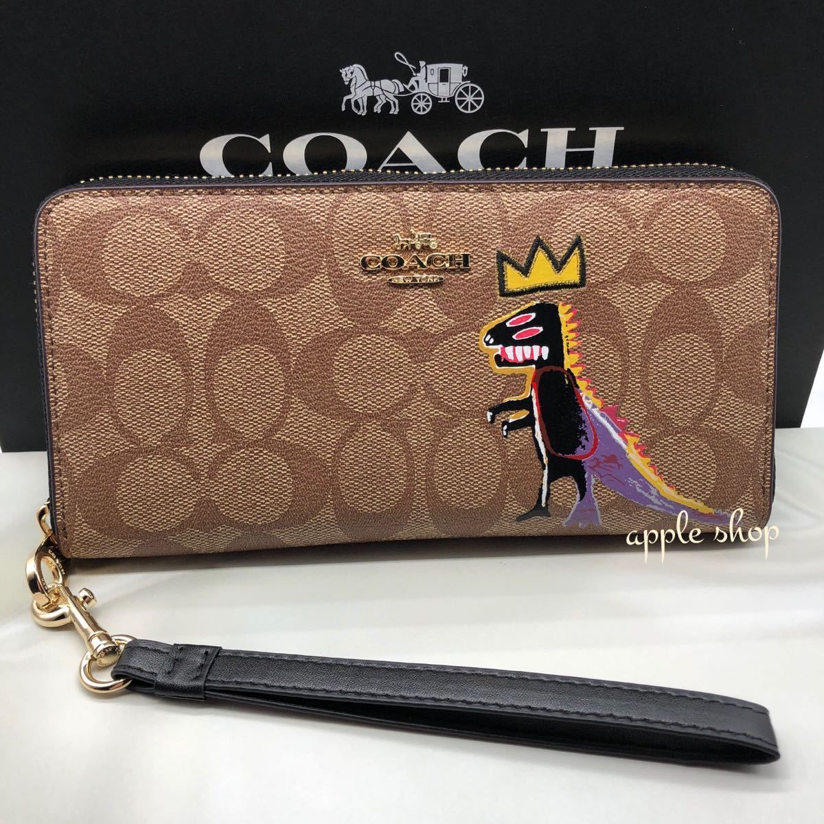 新品・未使用】COACH コーチ 長財布 C5615 シグネクチャー バスキア