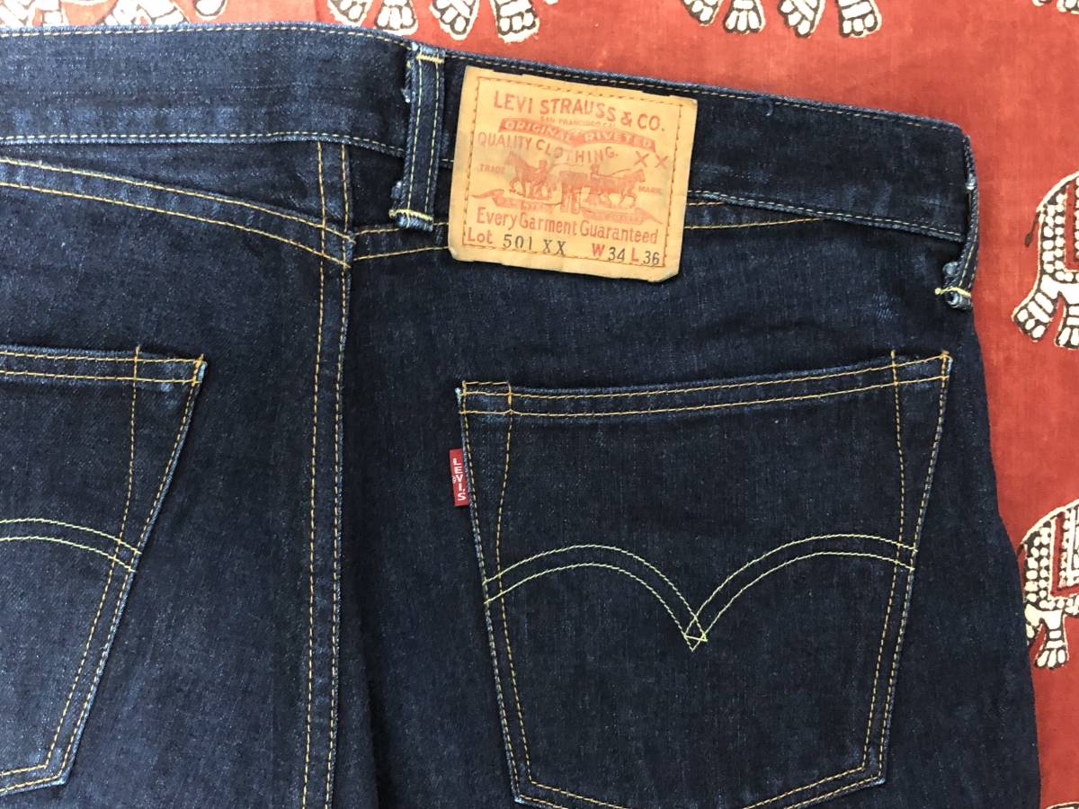 Levi'sリーバイス希少レア501XXローライズカスタム濃紺ヴィンテージW34