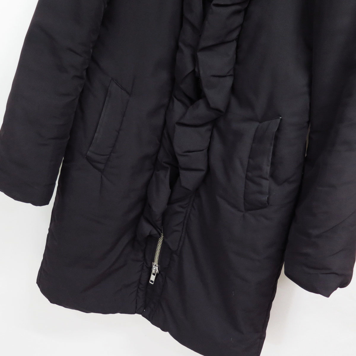 HUSSEIN CHALAYAN RUFFLE PADDED COAT ARCHIVE フセインチャラヤン