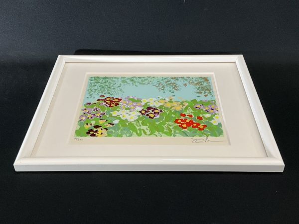 真作□シルクスクリーン□イーダ・ヴァリッキオ EDA Varricchio□花