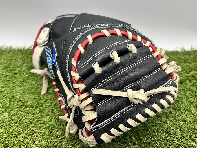 ミズノ ビューリーグ 一般軟式 キャッチャーミット 横型 良品 HG-3