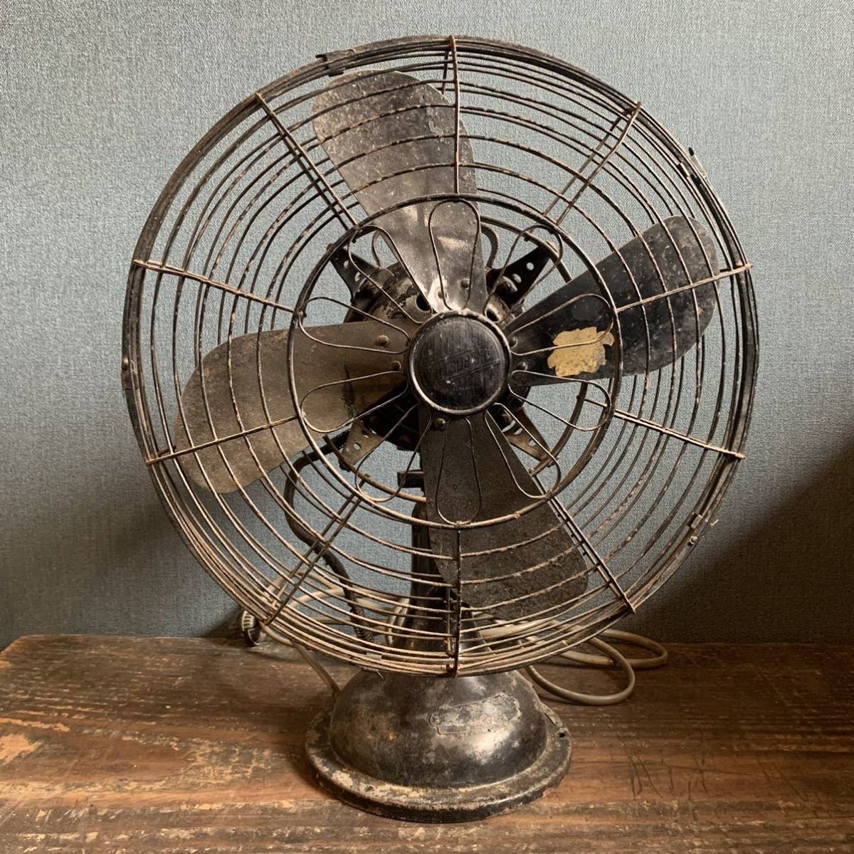 三菱扇風機 昭和レトロ アンティーク 扇風機 三菱 MITSUBISHI レトロ