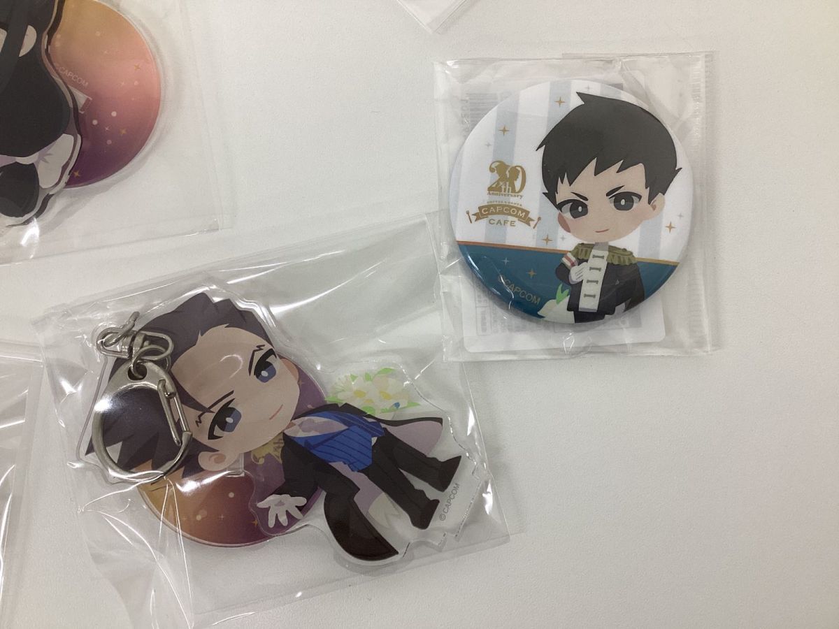 逆転裁判 カプコンカフェ 20th アクリルスタンドキーホルダー 御剣怜侍