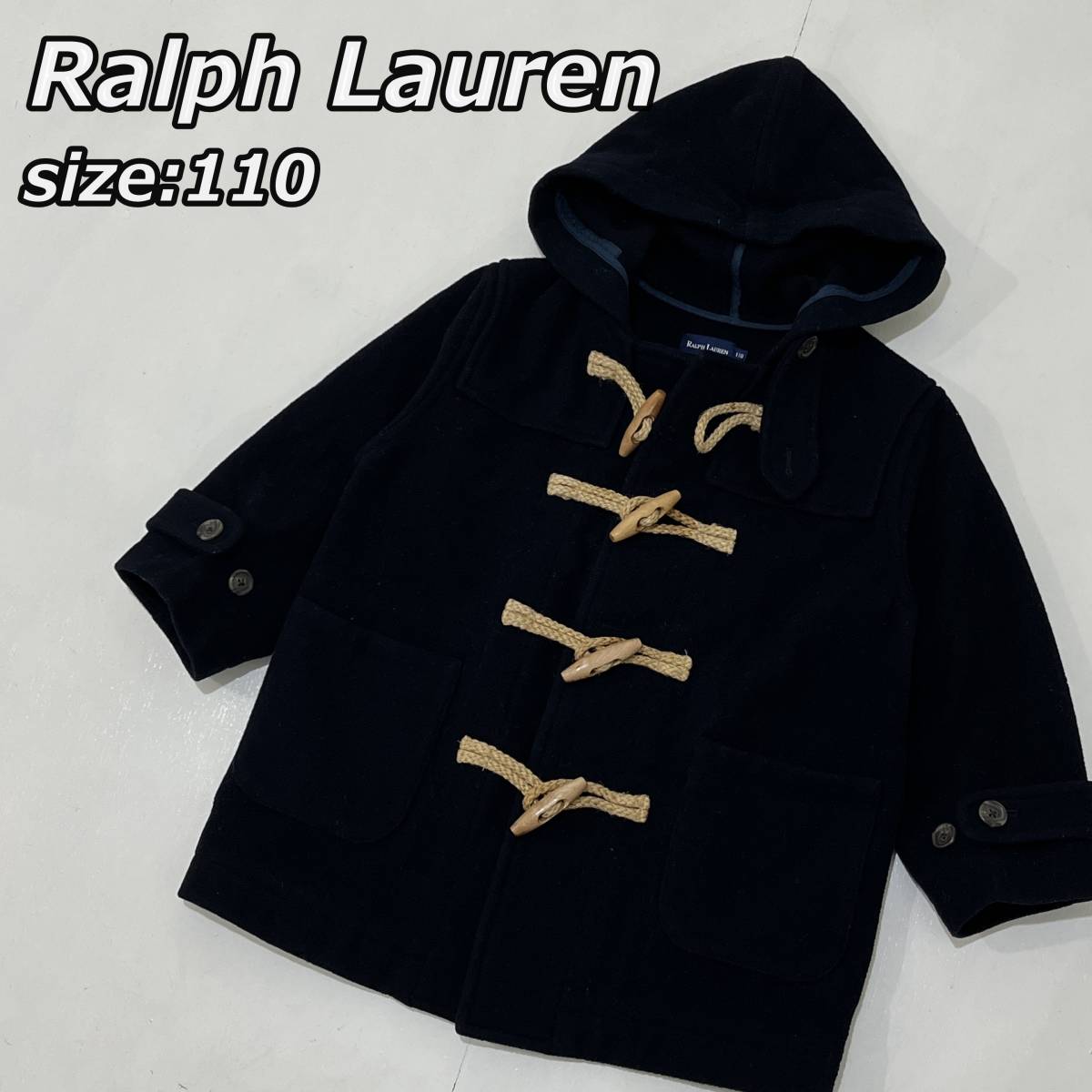 size 110【RALPH LAUREN】ラルフローレン ナイガイ期 ウール ダッフル