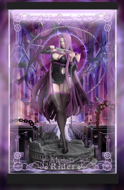 Fate/Stay Night ガレージキット フィギュア ライダー メデューサ LED