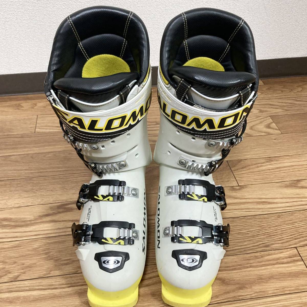 Yahoo!オークション - SALOMON X-MAX 130 サロモン スキーブーツ 白×
