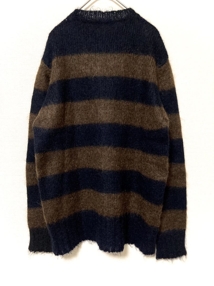 マルニ marni ボーダー モヘア ニット セーター ウール メンズ