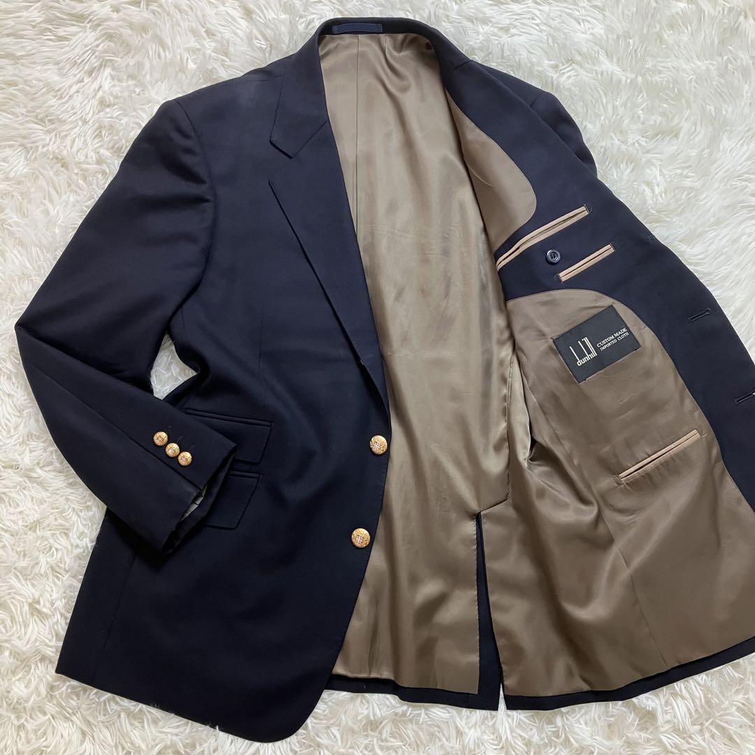 dunhill LONDON紺ブレザーボタンが決め手MADE IN ITALY dunhill LONDON