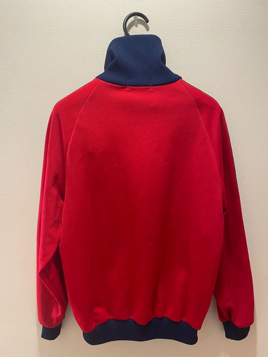 70s 80s adidas アディダス トラックジャケット ジャージ レッド