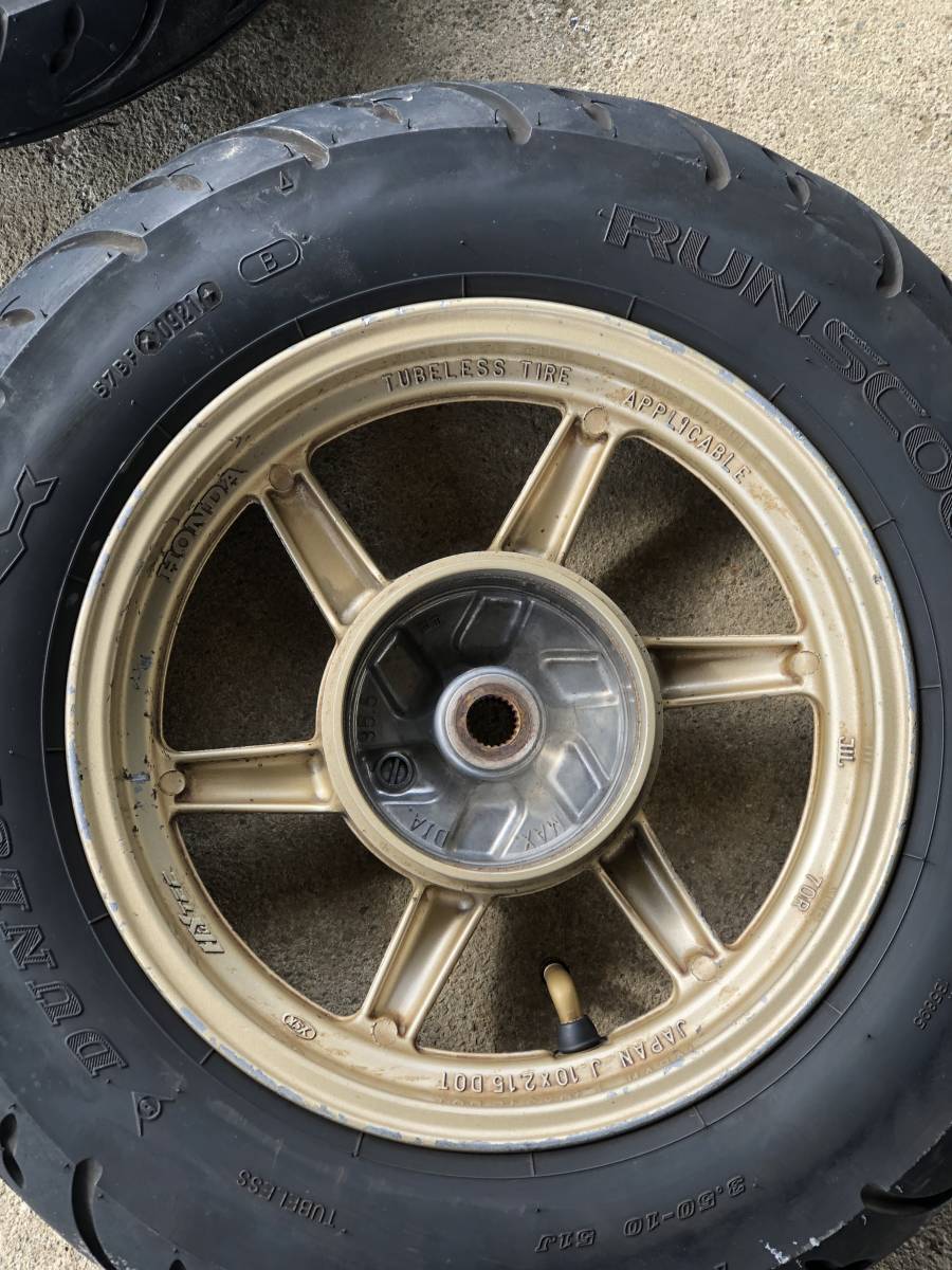 ホンダ純正 AF35 ライブDio ZX キャストホイール 金ホイール ホイール
