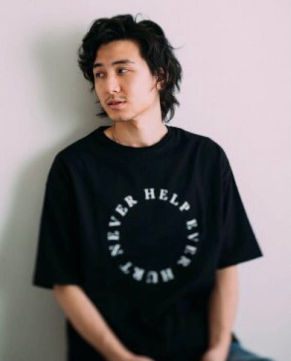 藤井風 顔 HELP EVER HURT NEVER TシャツL 藤井風 HELP EVER HURT NEVER