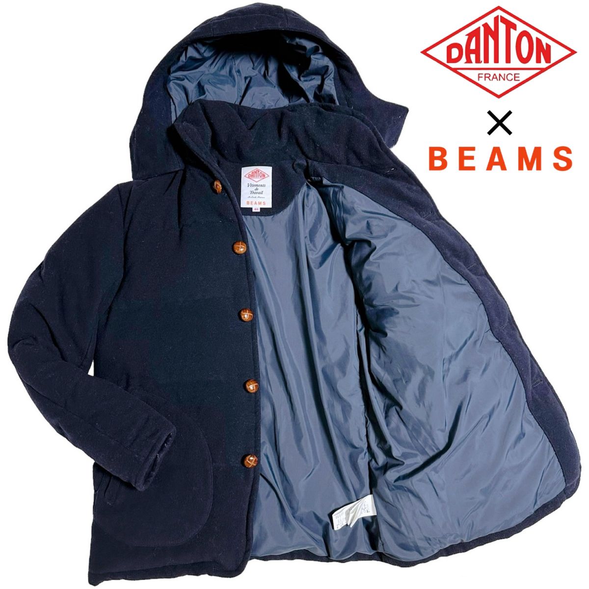 希少44サイズ DANTON BEAMS別注 ダントン ビームス ウールモッサ