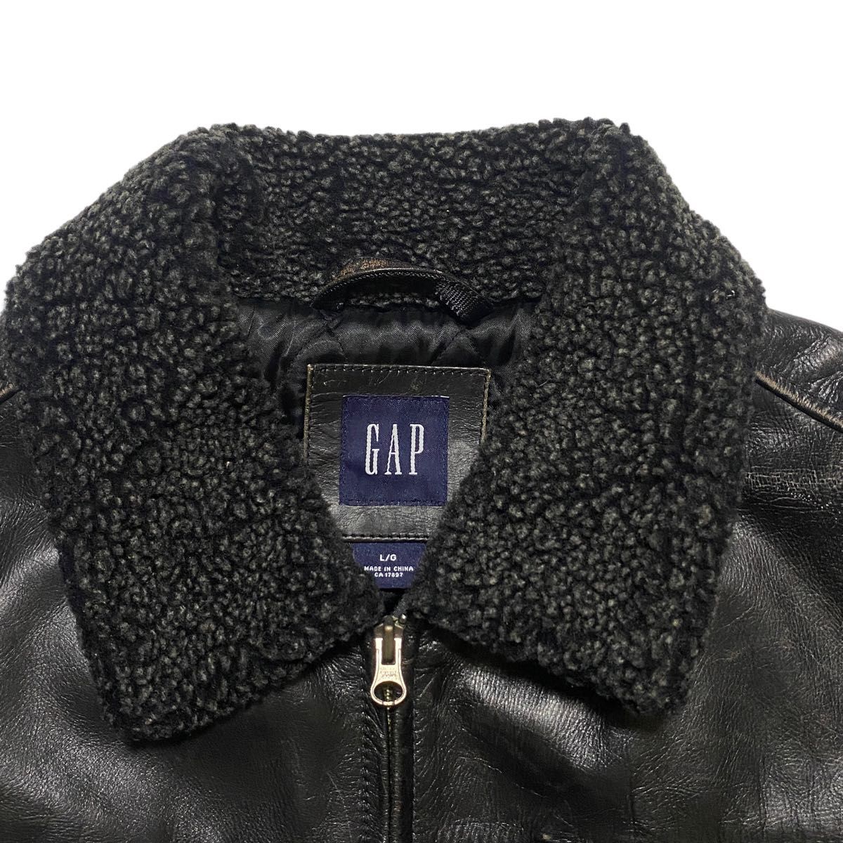 00s OLD GAP オールドギャップ レザージャケット ライダースジャケット