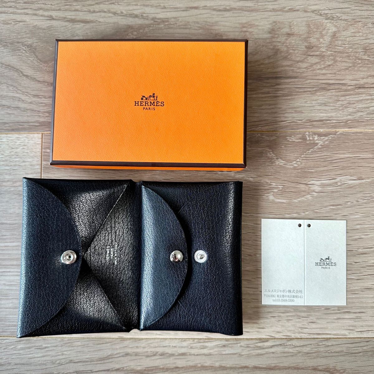 未使用 希少素材 エルメス HERMES カルヴィ デュオ CALVI DUO コイン