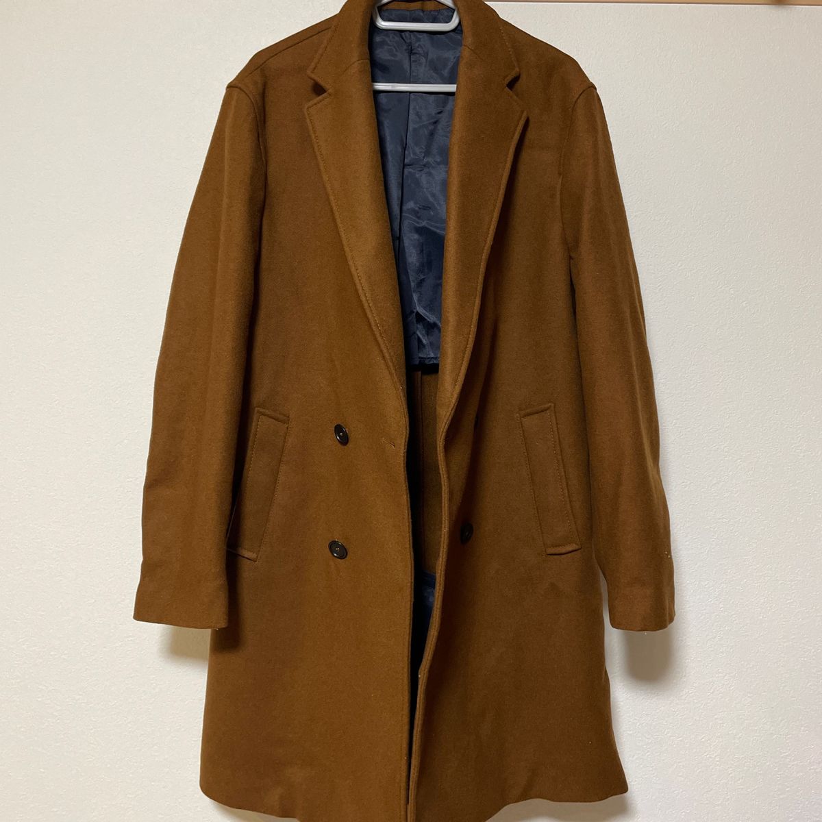 ZARA ダブル チェスターコート ザラ ブラウン系 シンプルアウター