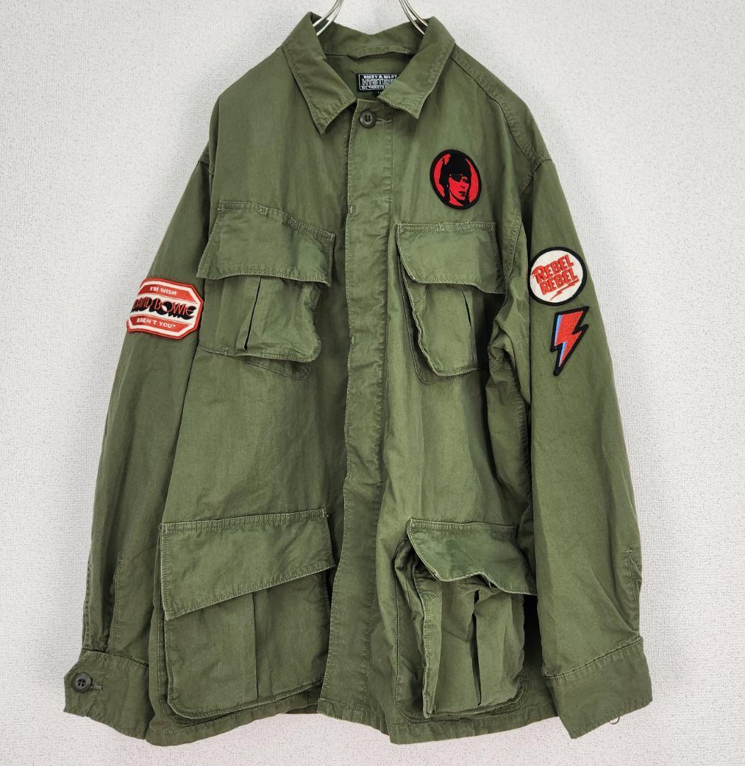 完売品☆L☆ヒステリック グラマー×デヴィッド・ボウイ ファティーグ