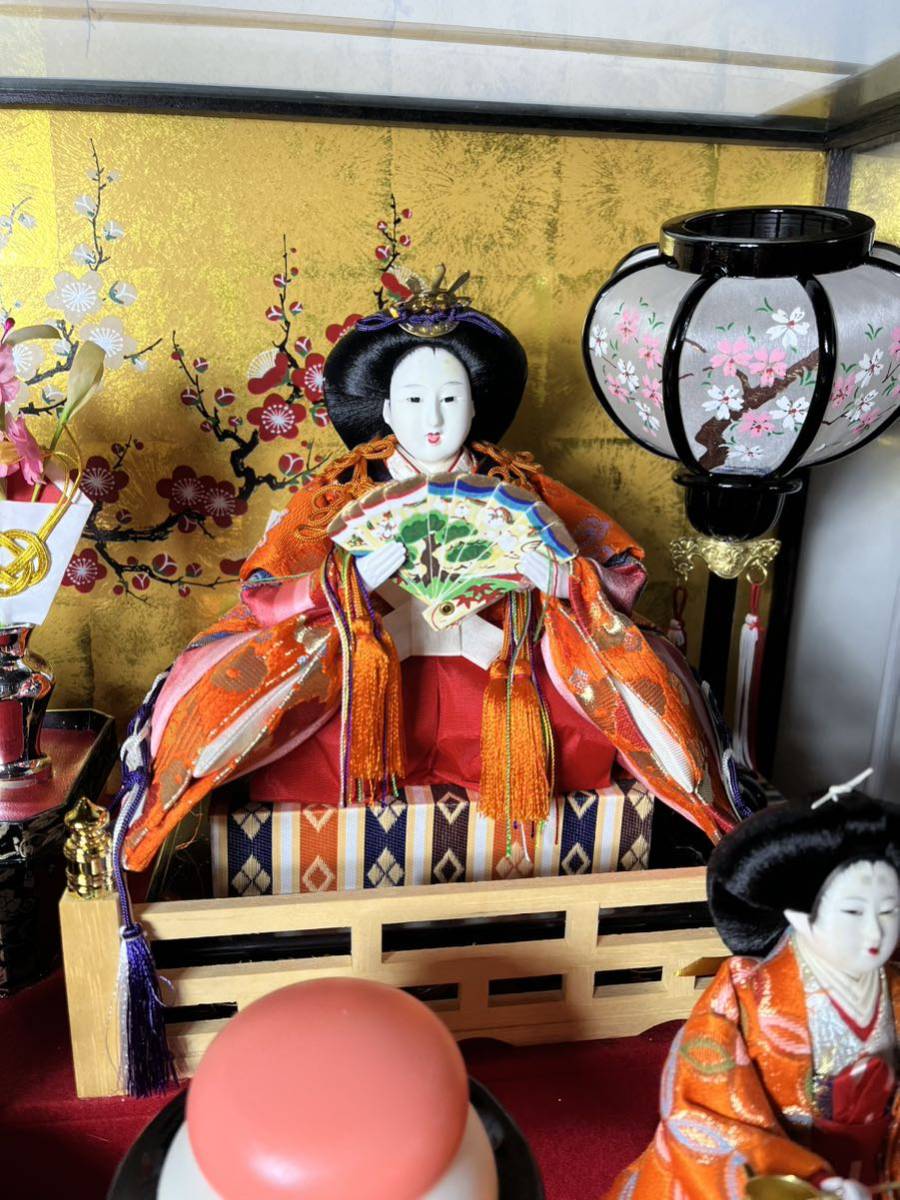 ガラス雛人形特大サイズ展示品