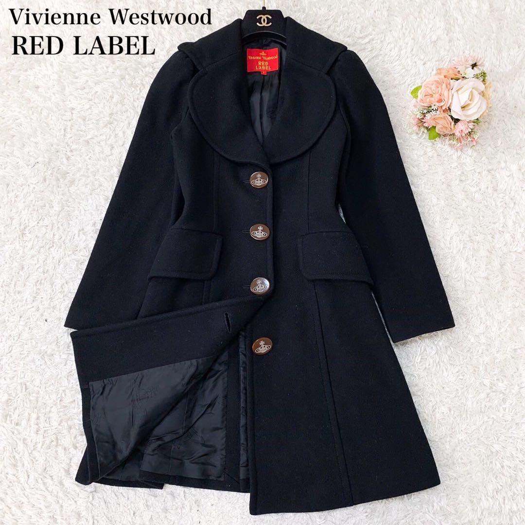 Vivienne Westwood 黒 ダブルブレスト ウールコート Vivienne Westwood