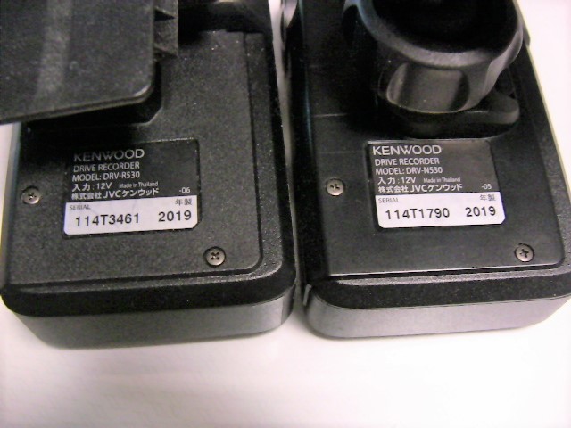 KENWOOD ナビ連動 ドライブレコーダー 前後セット ケンウッド ドラレコ