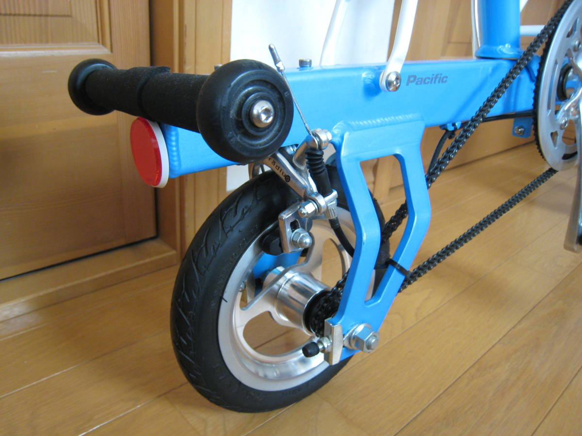 Pacific 折りたたみ自転車 青