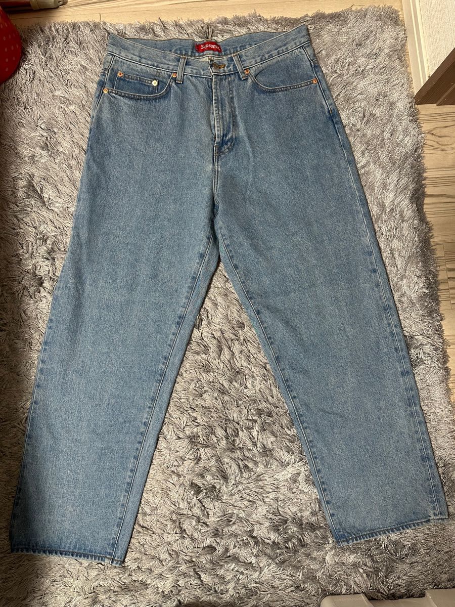 Supreme Baggy Jean Washed Indigo W 32 シュプリーム バギー ジーンズ