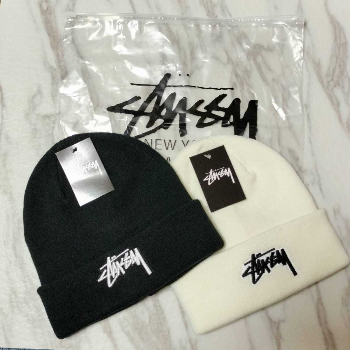 Stussy ステューシー ニット帽 スノーボード 白 ホワイト｜Yahoo