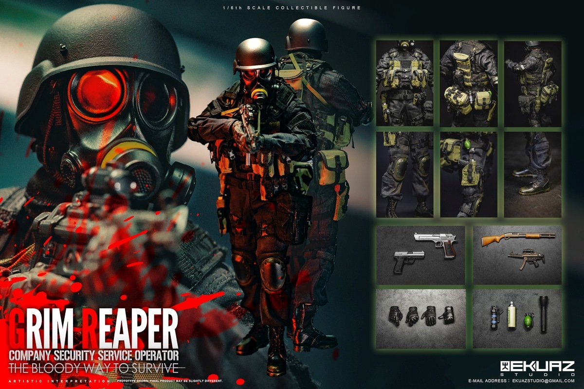 EKUAZ STUDIO 1/6 CSS特殊部隊 死神 未開封新品 EKS05 THE BLOODY WAY