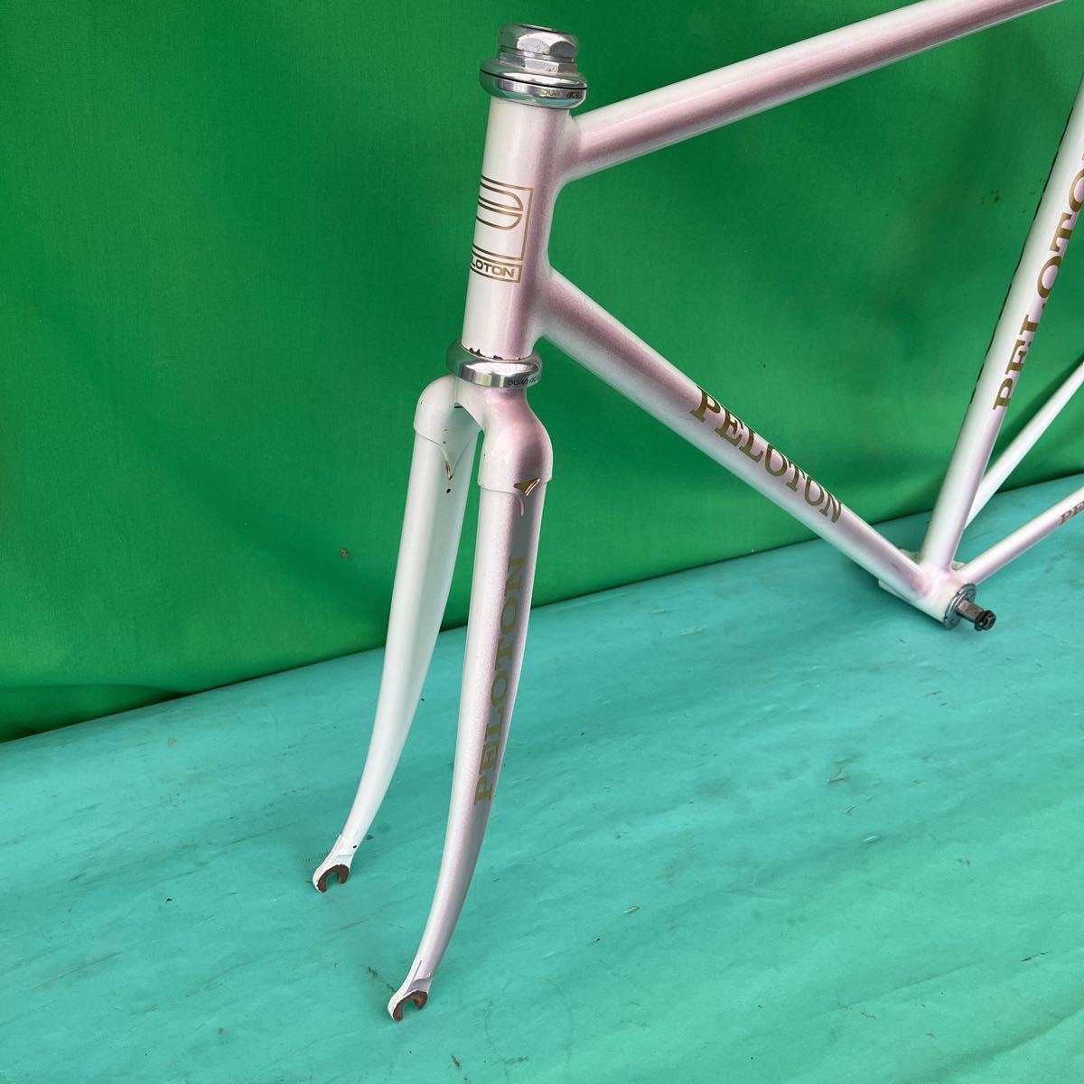 ピストフレーム PELOTON NJS 52cm リアエンド-120 競輪 プロトン