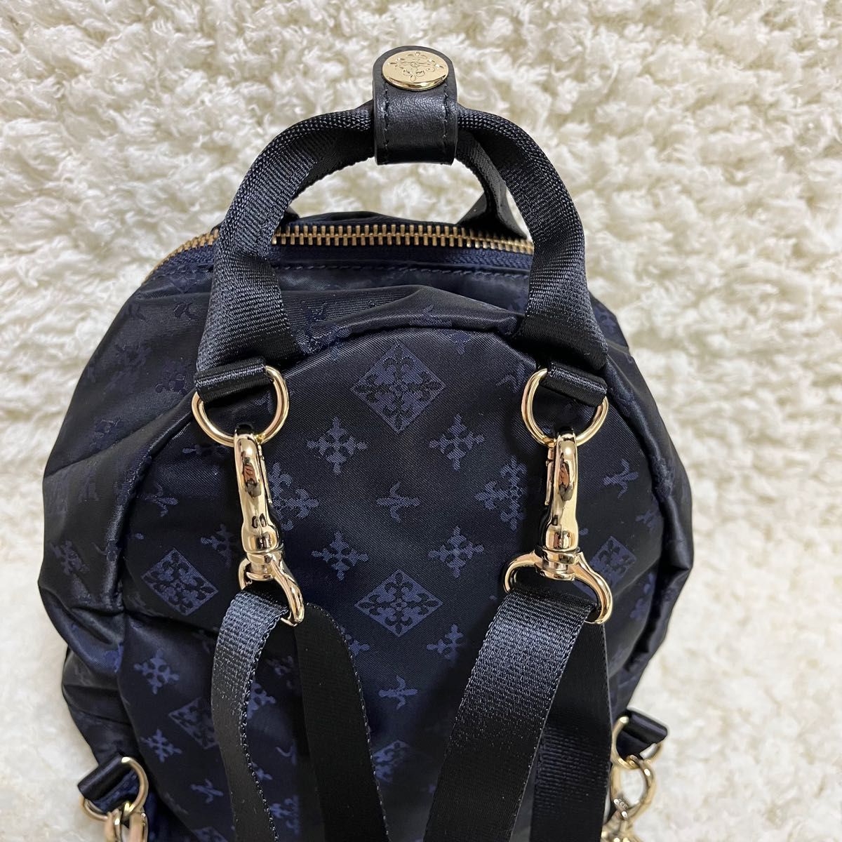 美品】russet ラシット ミニ リュック ネイビー レディース｜Yahoo