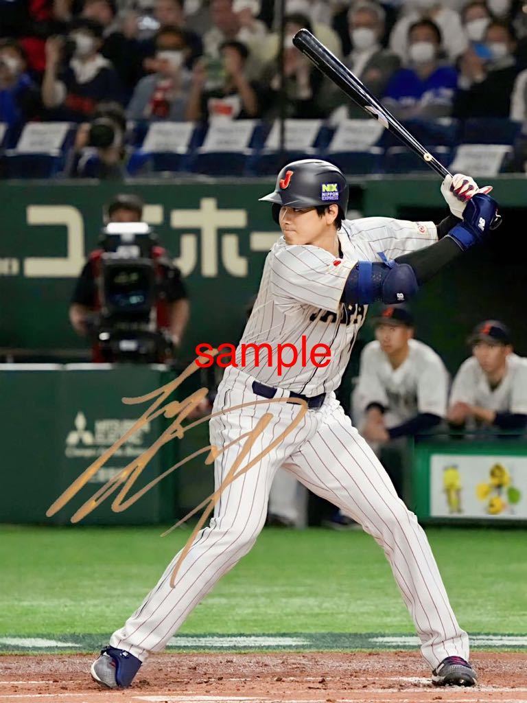 大谷翔平 高画質 サイン フォト 写真 WBC 2023｜Yahoo!フリマ（旧