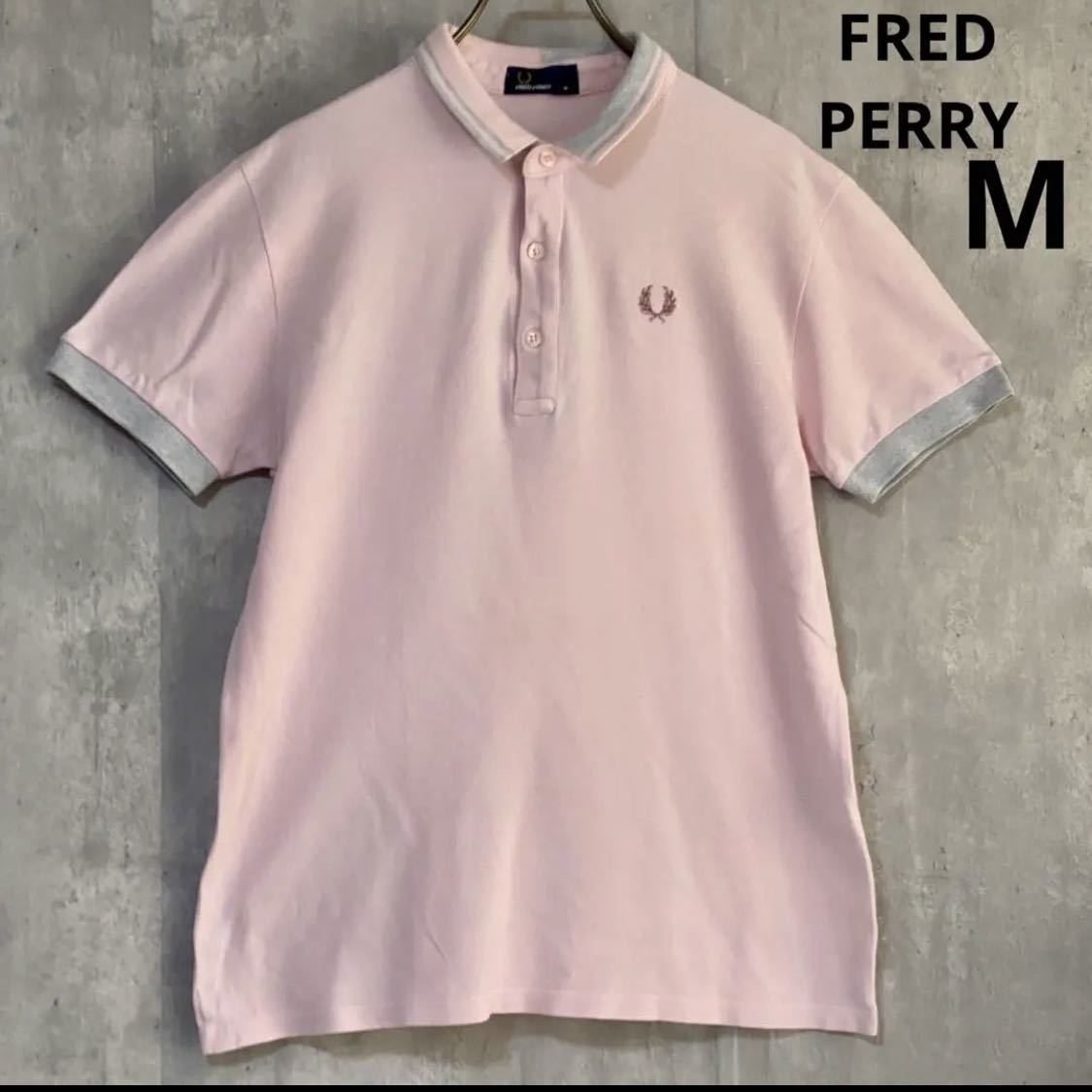 フレッドペリー FRED PERRY ポロシャツ ピンク M｜Yahoo!フリマ（旧