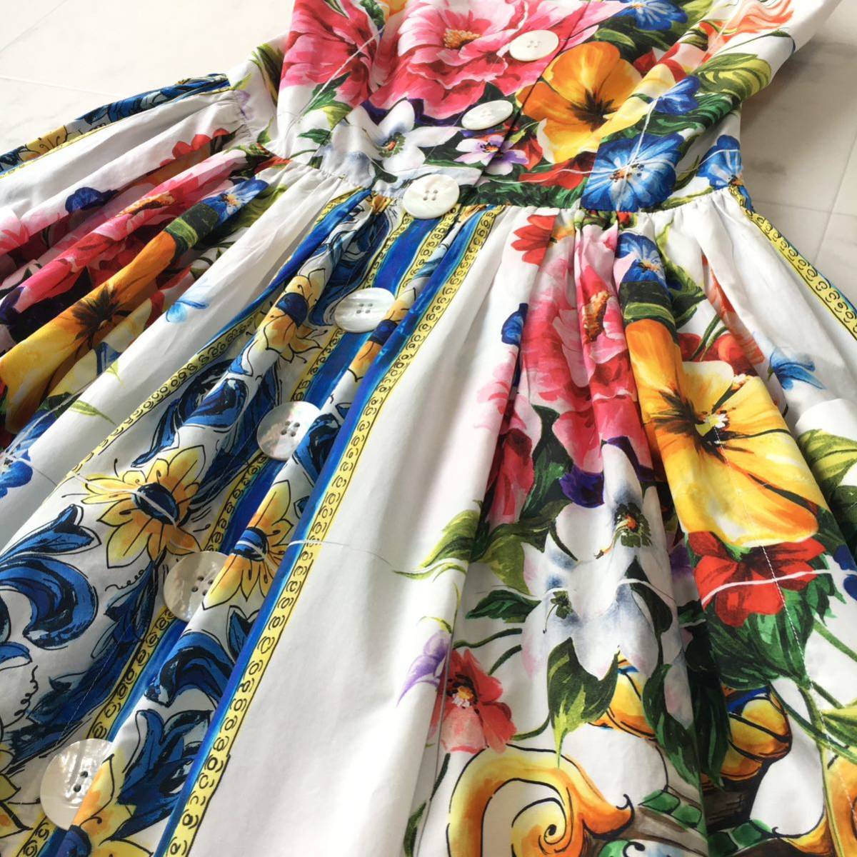 美品 DOLCE&GABBANA ドルチェ&ガッバーナ ドルガバ ワンピース 送料